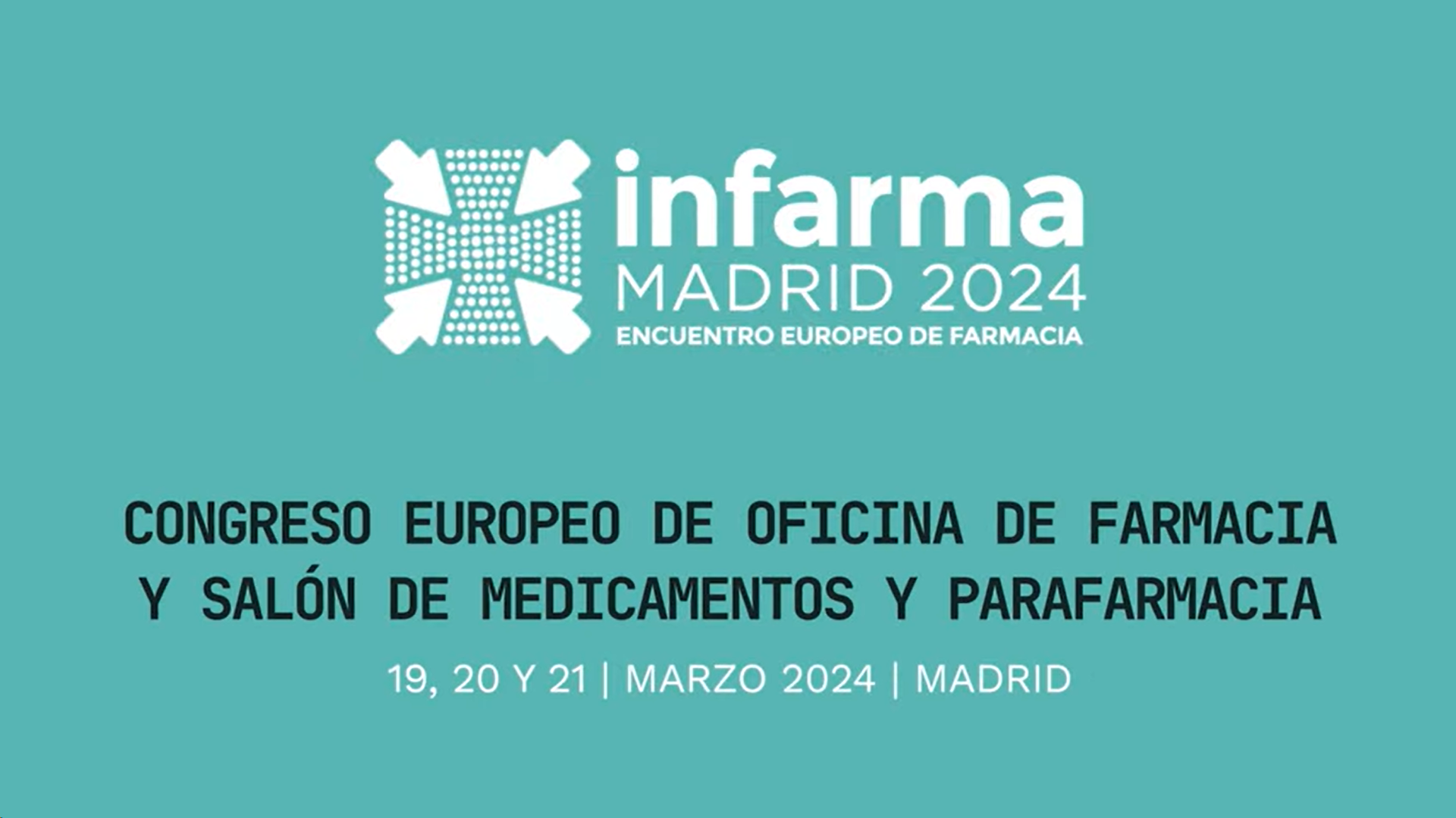 Infarma Madrid 2024 abre sus puertas y se consolida como el congreso y salón de referencia de la farmacia